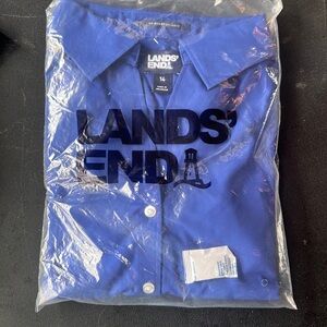 Lands’ End button up shirt